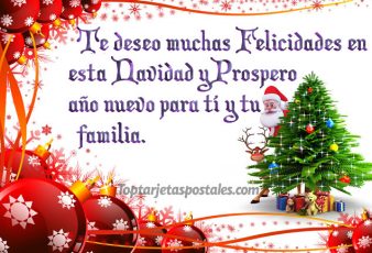 Frases cortas para felicitar en navidad y año nuevo