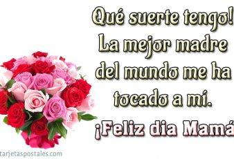 Feliz día mamá Tarjetas Postales para dedicar