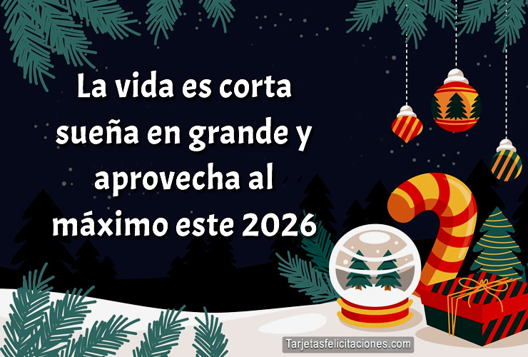 Bonitas Frases originales para felicitar el Año Nuevo 2026