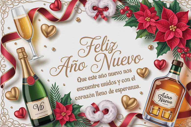 Imágenes con Frases de Feliz Año Nuevo 2026 para Felicitar