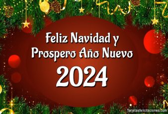 Imágenes de Feliz Navidad y Prospero año nuevo 2024