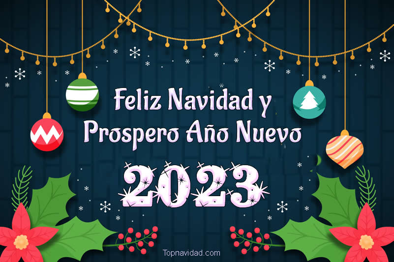 Tarjetas Virtuales de Feliz Navidad y Año Nuevo 2023