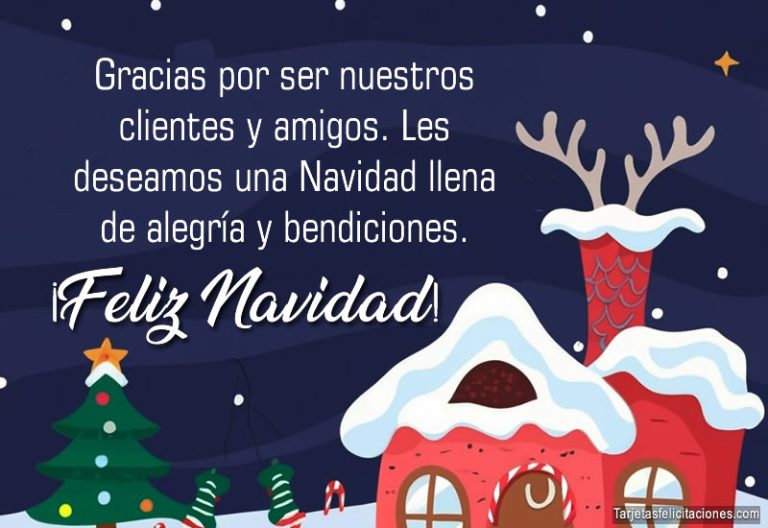 Tarjetas de Navidad para Agradecer a los Clientes - Tarjetas de ...